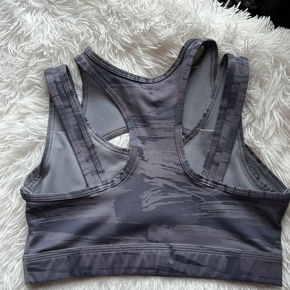 Alphalete Charcoal Camo Sports Bra - Picture 4 of 4